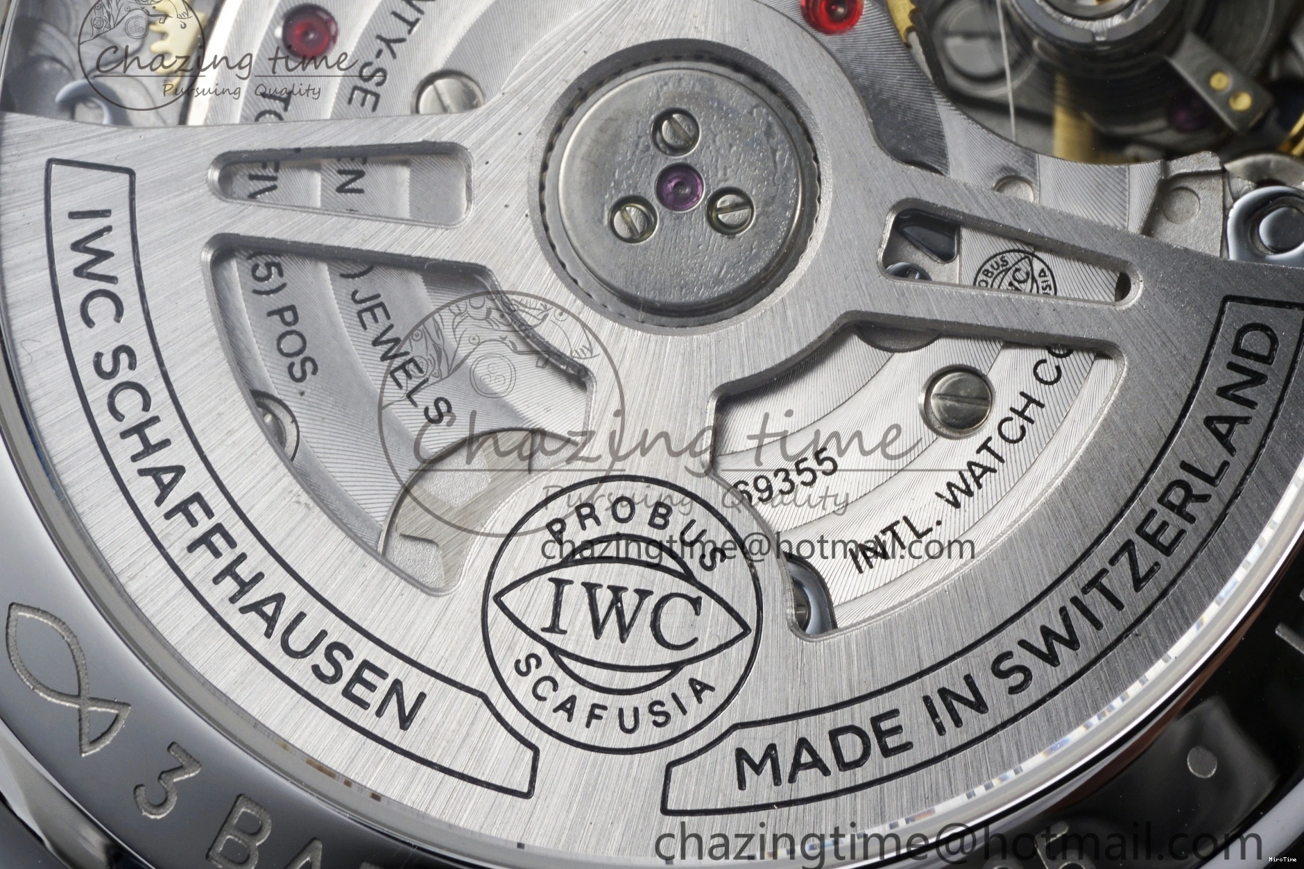 MIROTIME 0206 Portuguese Chrono IW371620 APSF 1:1 Best Edition White Blue Dial on Blue Leather Strap A MultiPurpose 7039